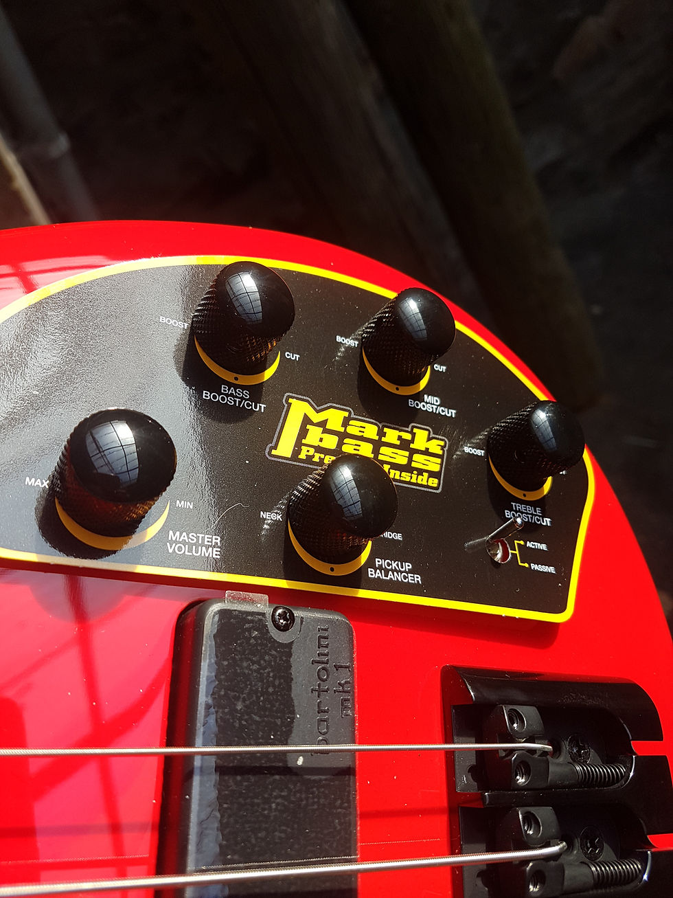 Thumbnail: Cort C4 deluxe Artisan series bass guitar