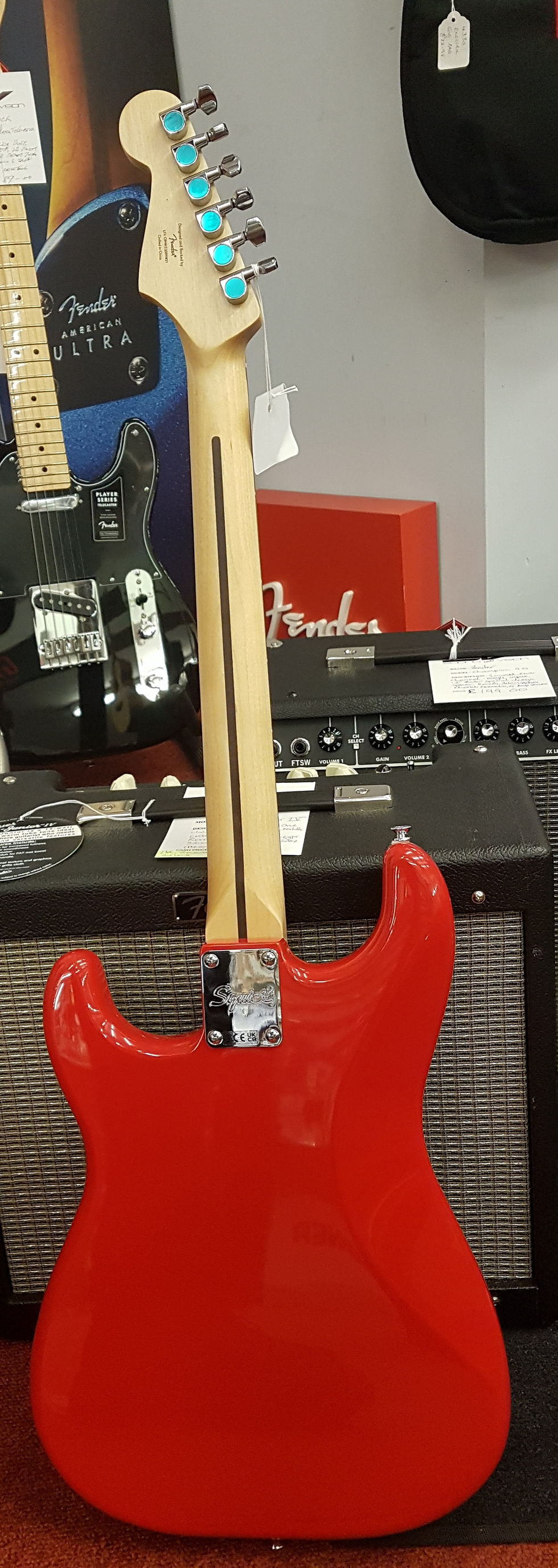 Thumbnail: Squier sonic stratocaster electric guitar
