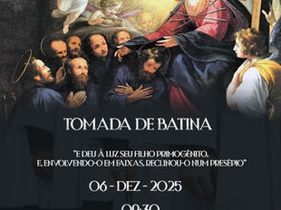 Tomada de batina - Seminário Imaculado Coração de Maria