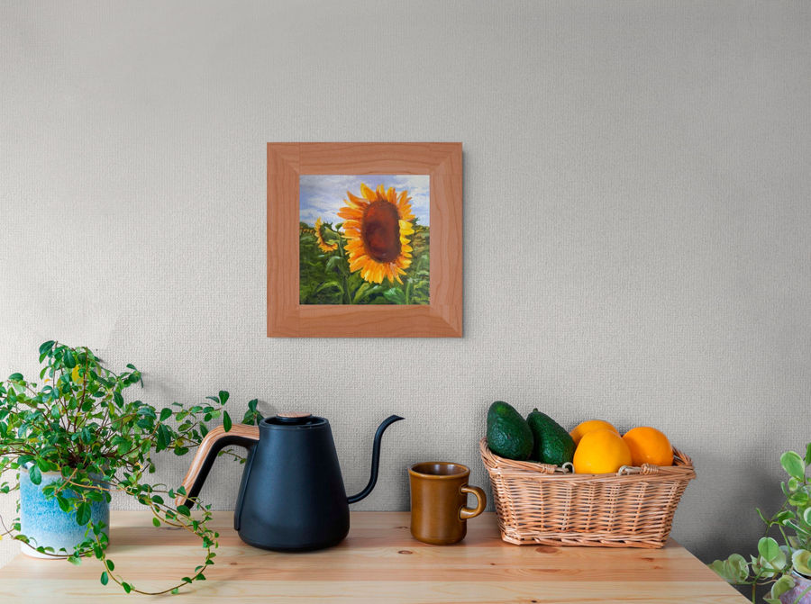 Thumbnail: painting on wall in room