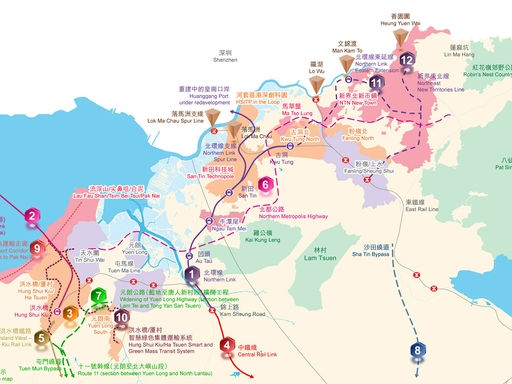 北都萬億基建版圖,屯馬、北環、港深西部三線交匯,柏瓏 III 坐鎮錦上路核心樞紐