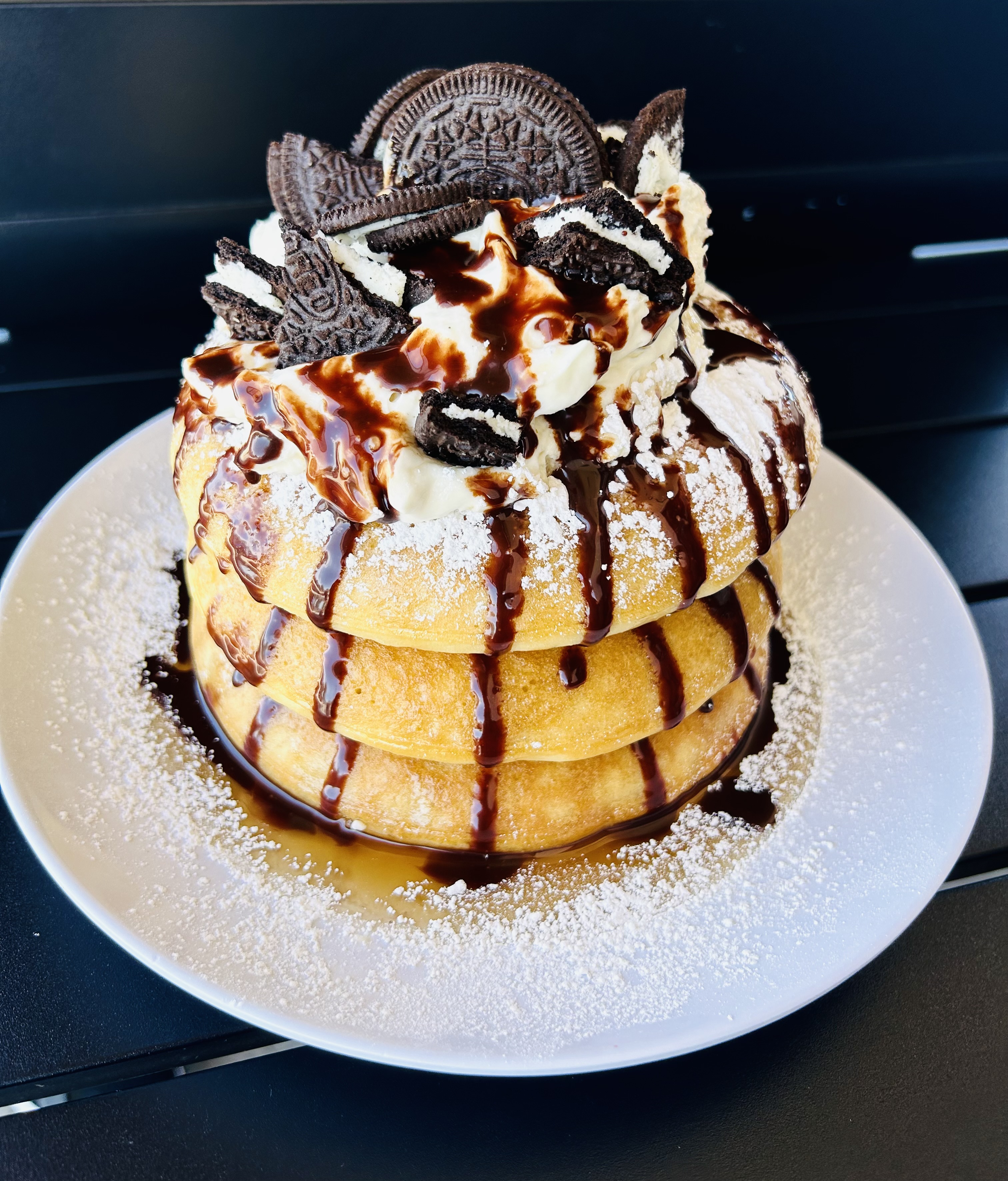 Oreo Fluffy Pancakes