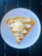 Coconut Peach Crepe