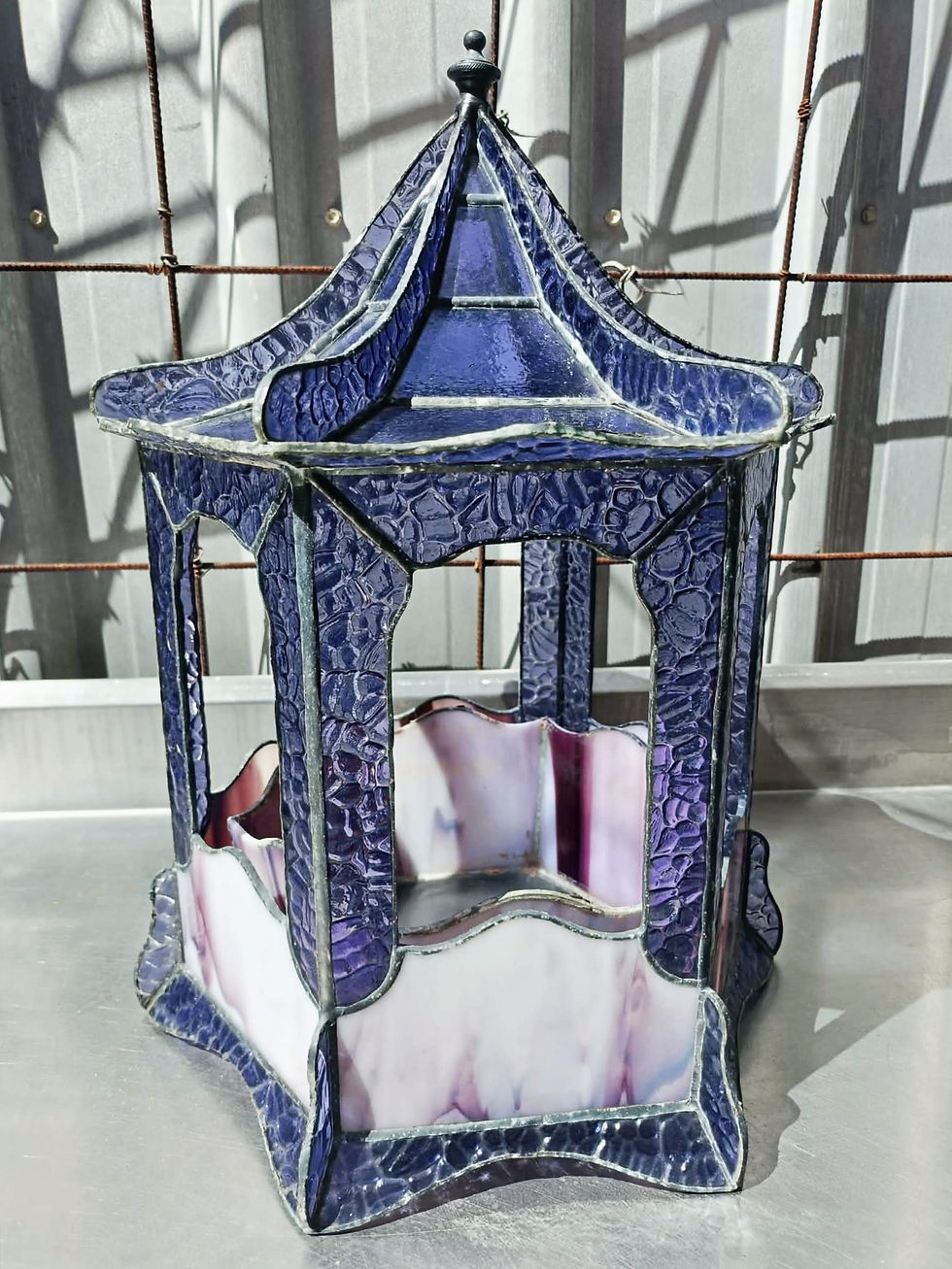 Thumbnail: Vintage leadlight terrarium Adelaide