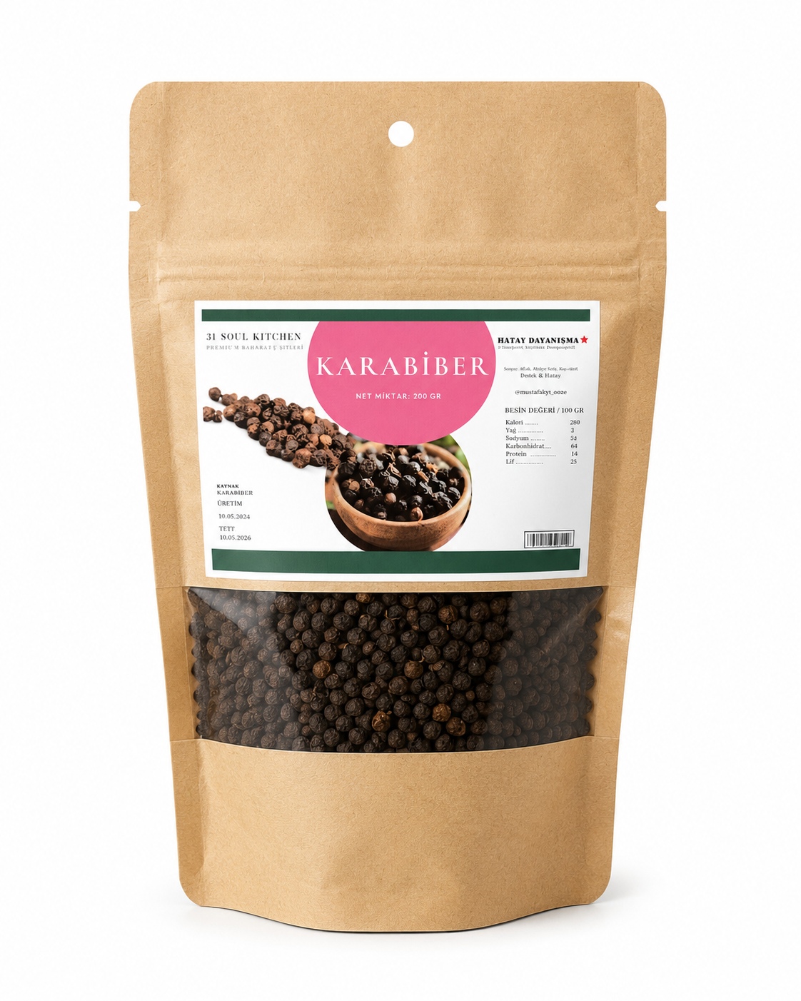 Tane Karabiber 200 Gr | %100 Saf Karabiber