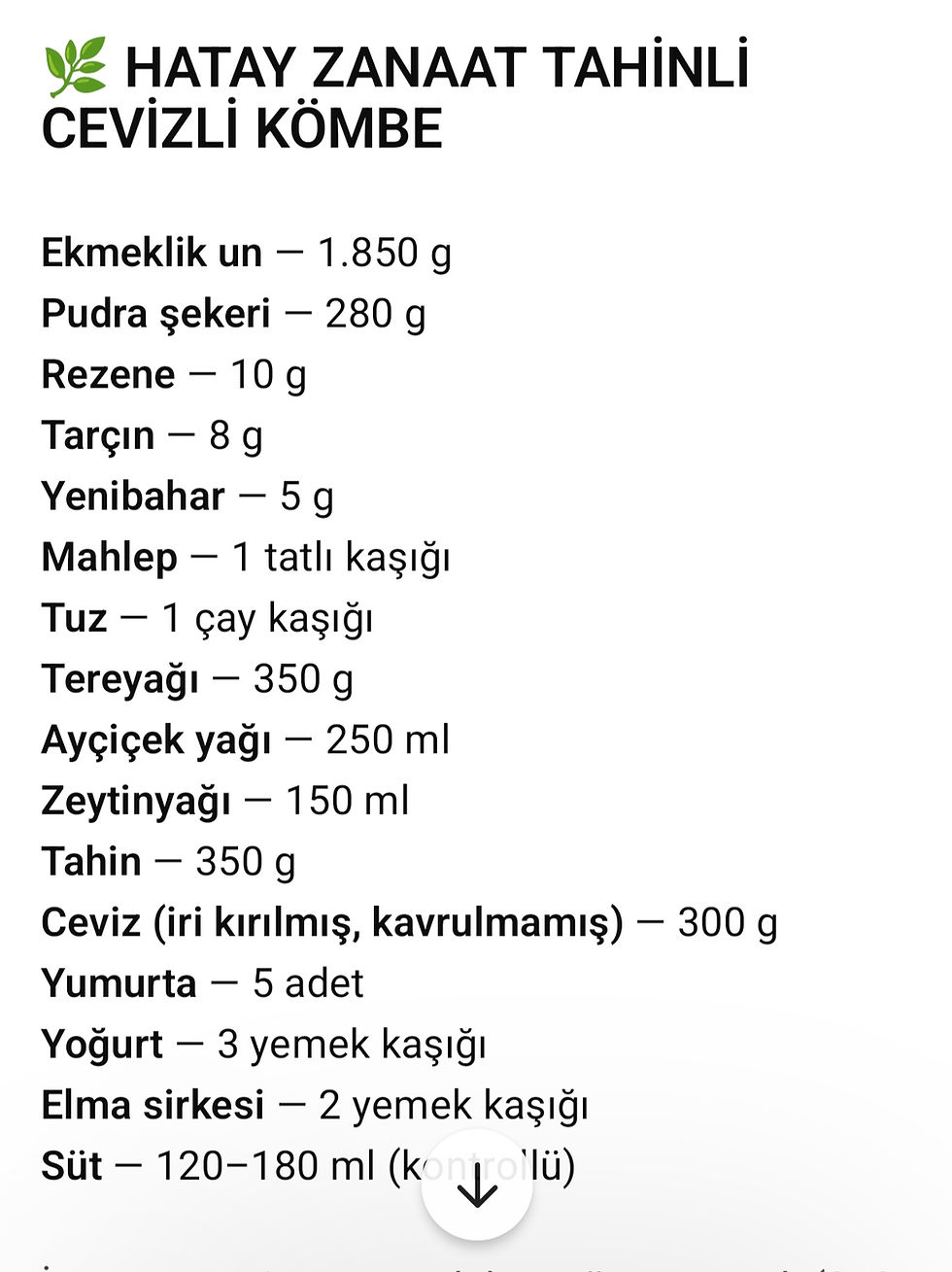 Küçük resim: Tahinli Cevizli Kömbe - 400 GR
