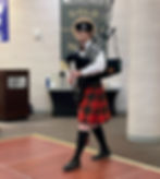 Bagpipe competition, Winter Storm, in Kansas.