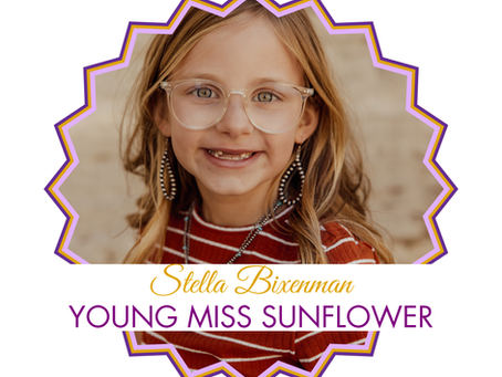 Introducing your Young Miss Sunflower!
