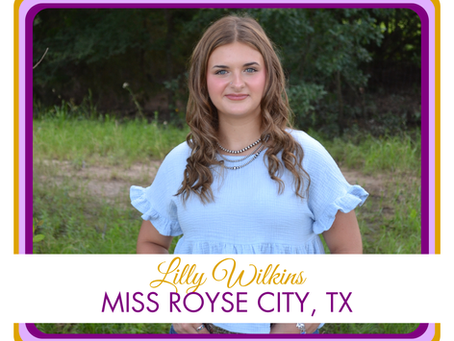 Introducing Miss Royse City, TX!