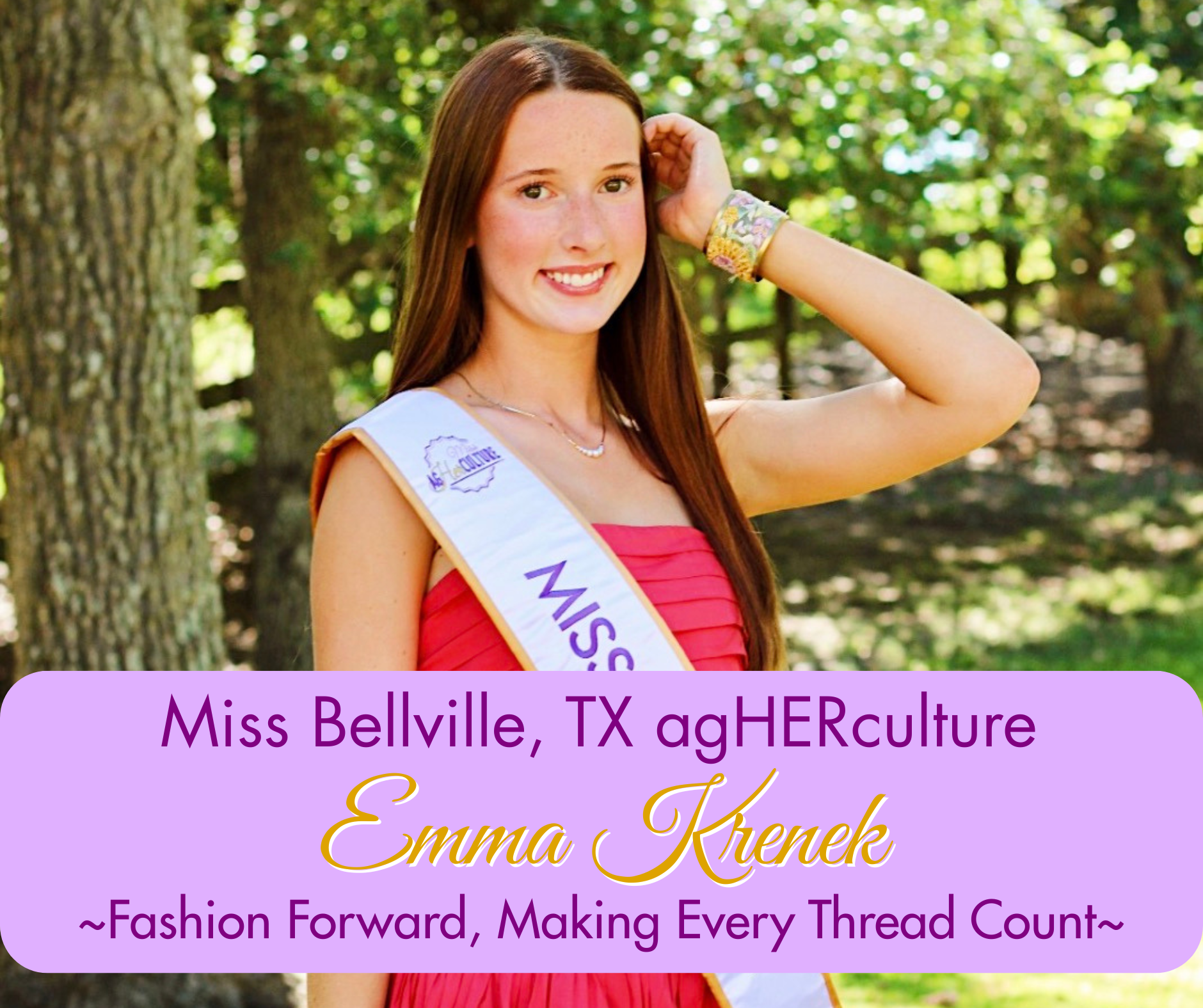 Emma Krenek - Miss Bellville, TX