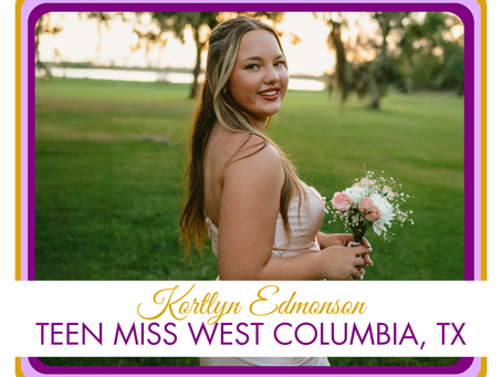 Introducing Teen Miss West Columbia!