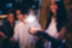 Woman with Sparklers