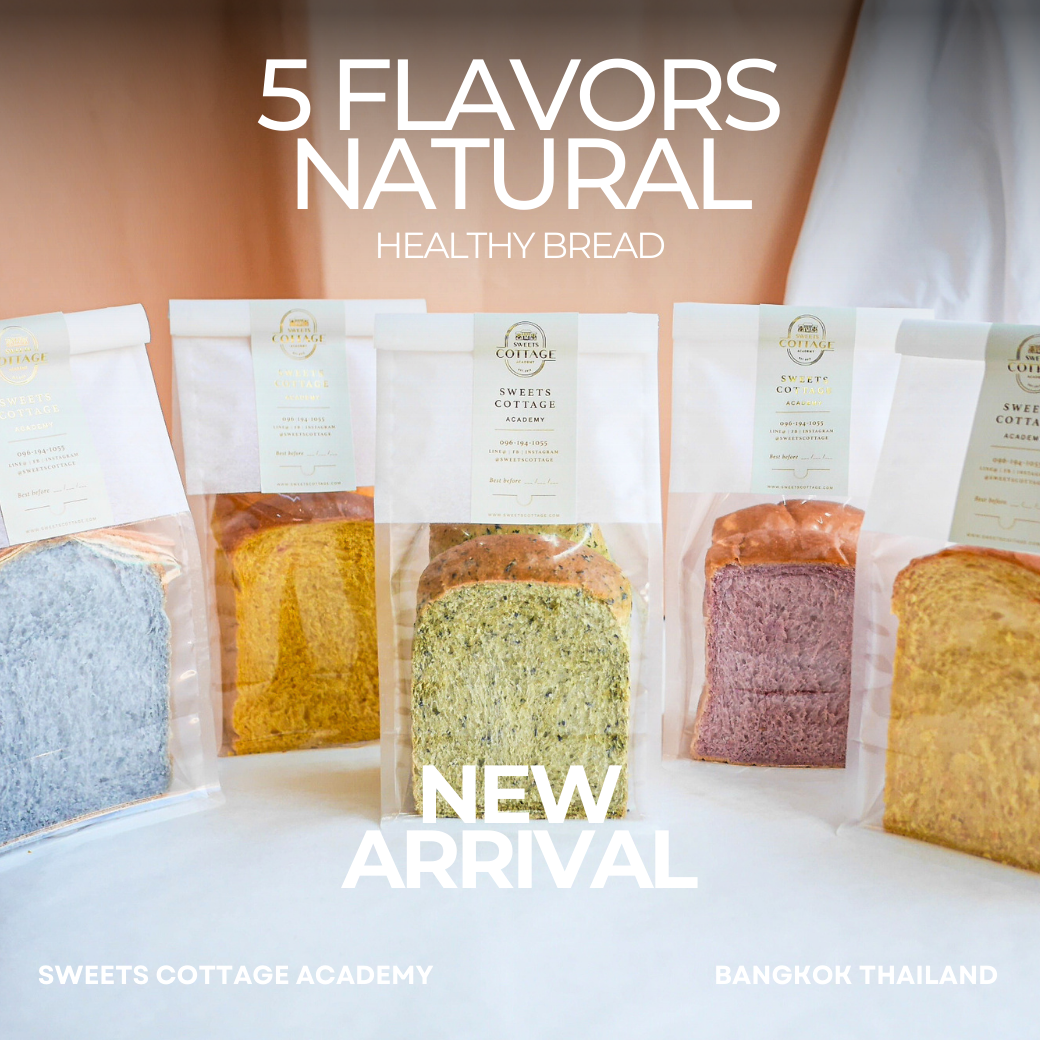 5-colored vegetable bread for health (5flavors natural healthy bread)