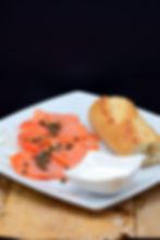 Salmon lox