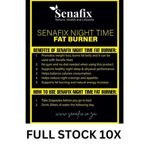 Senafix Night Time Fat Burner (x10) Senafix Pty_Ltd