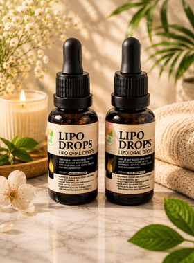 100% Plant Based Oral Drops  Lipo Drops