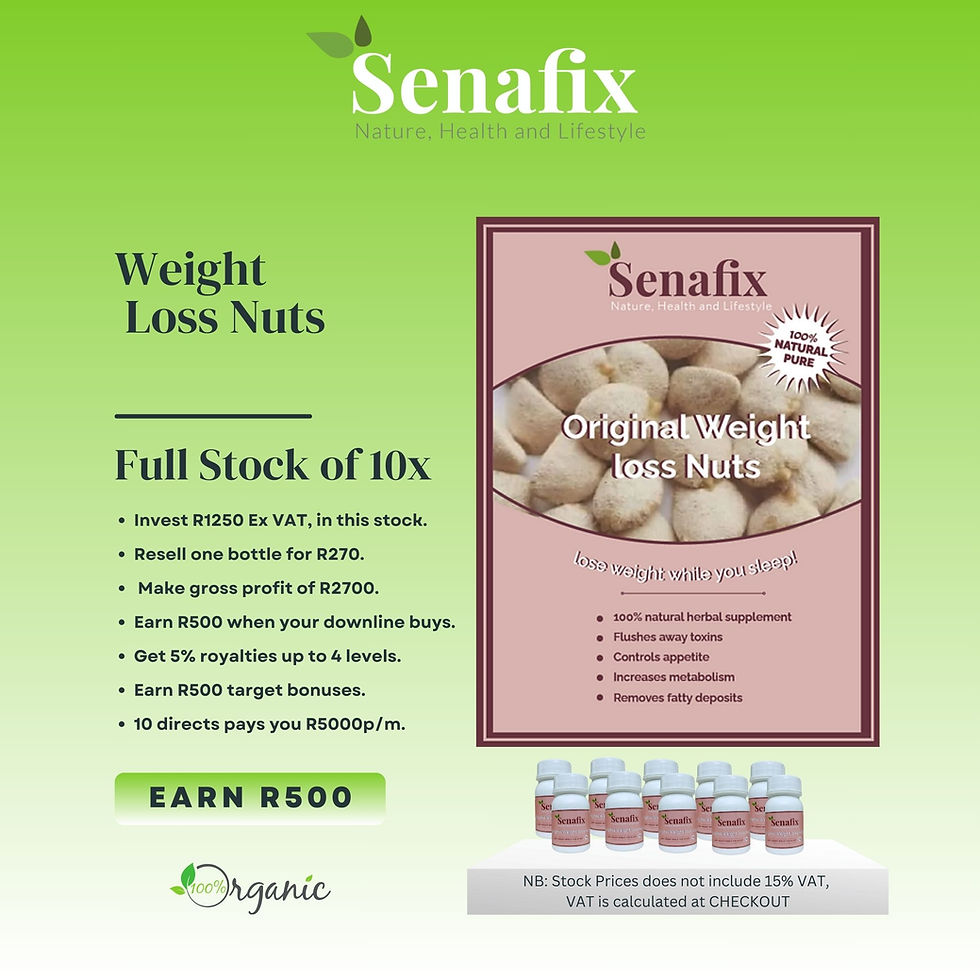 "Unlocking Wellness An Introduction to Senafix Original Weight Loss Nuts"