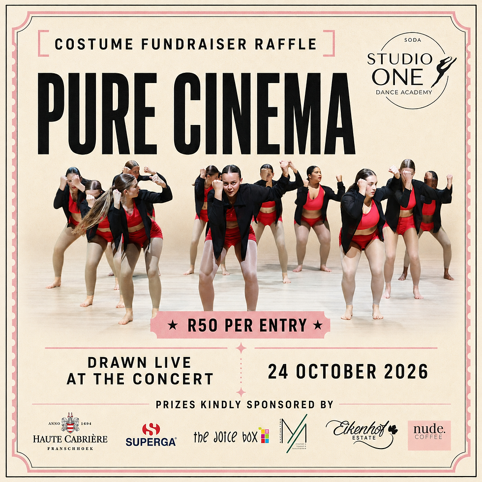 Studio One Dance Academy's 'Pure Cinema' Fundraiser Raffle