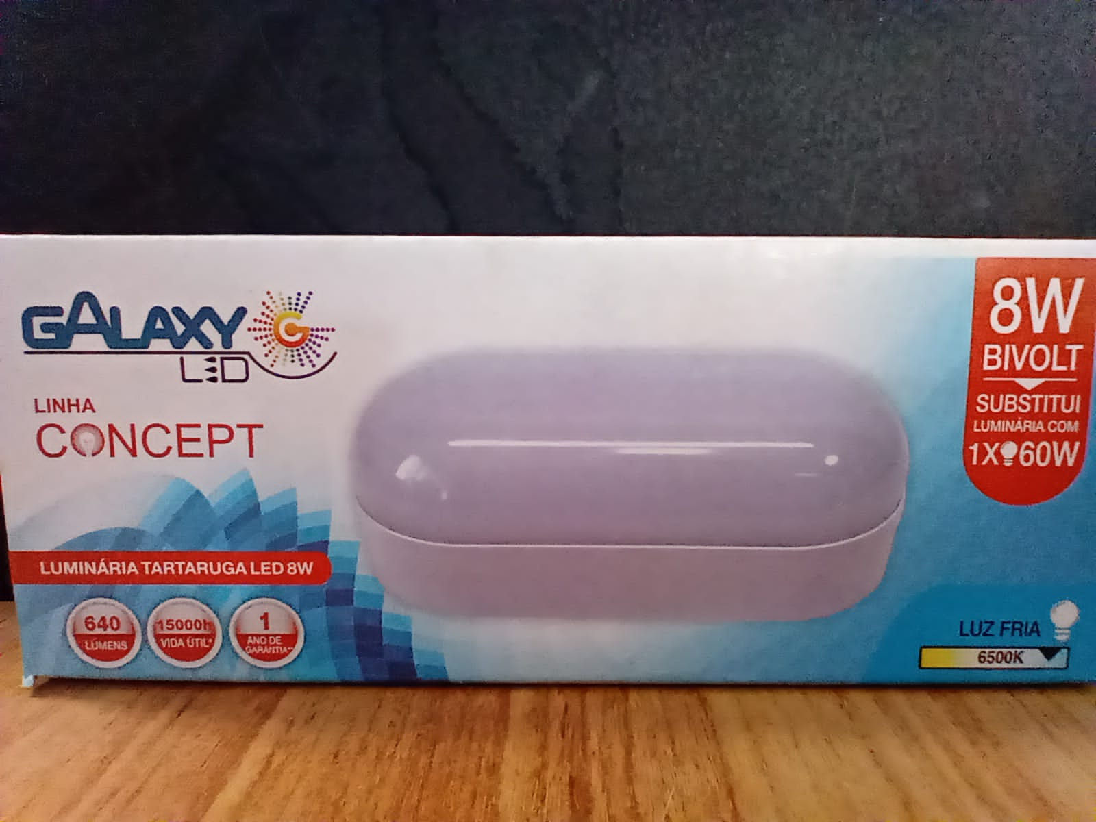 Luminária tartaruga led 8w Galaxy