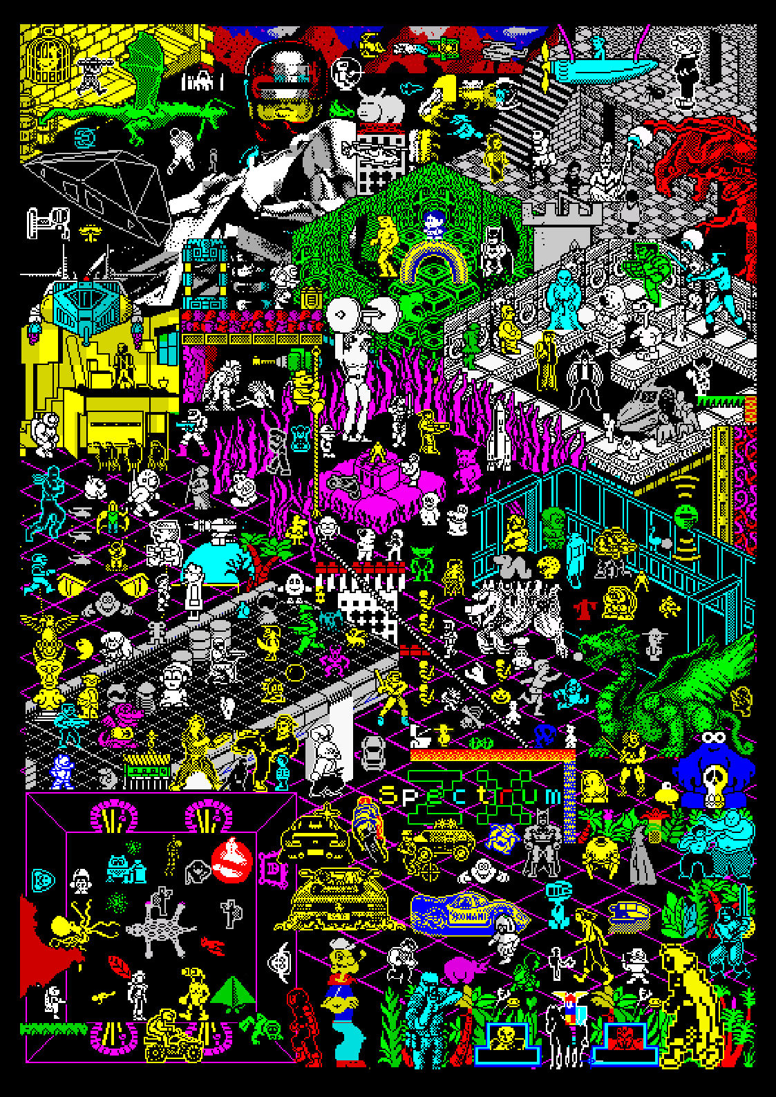 RetroSpectrum - Reloaded III (A3 Art print)