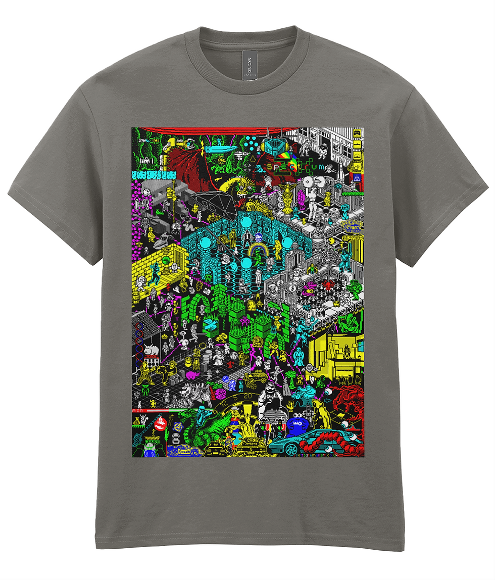 即納！最大半額！ ZX-Spectrum-art scott-bateman-art | アート・デザイン・音楽
