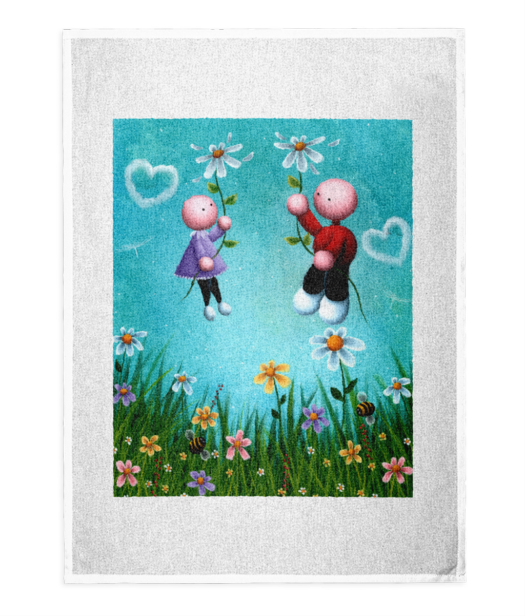 Tea Towel - flower power
