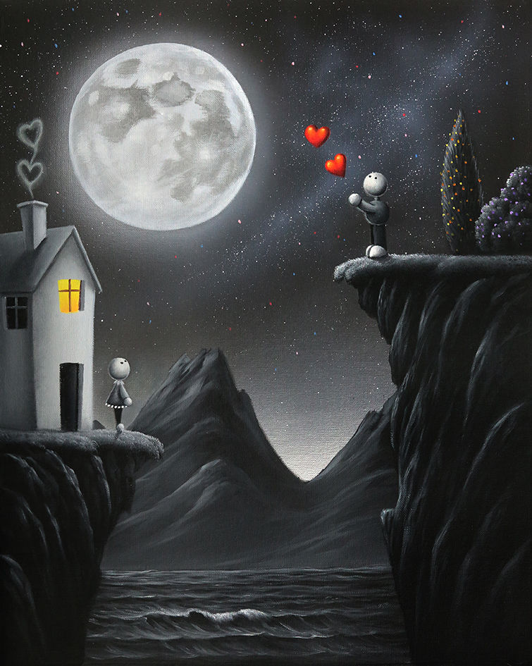 By the light of the moon
