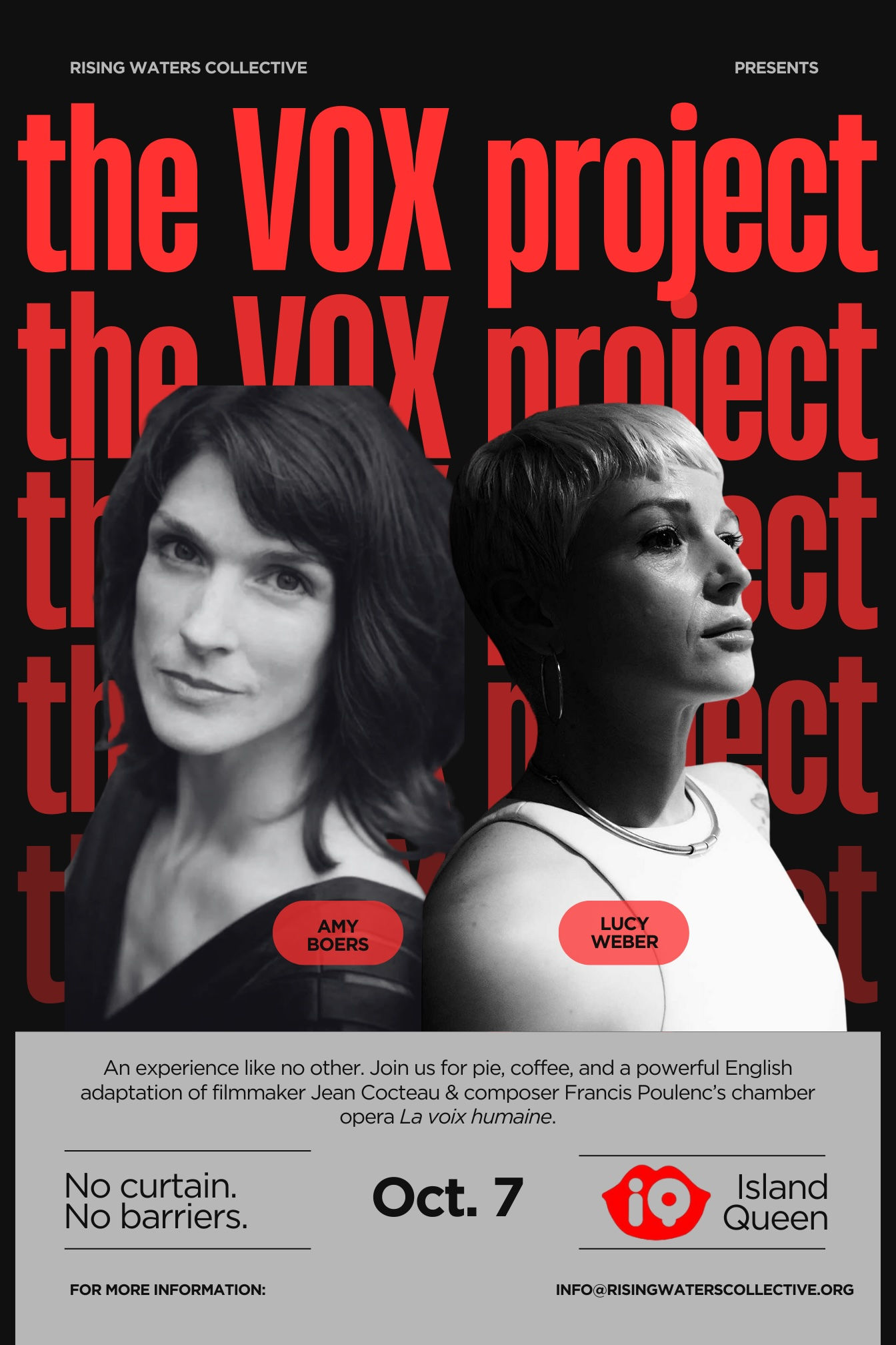 Vox: Red Formica marketing poster