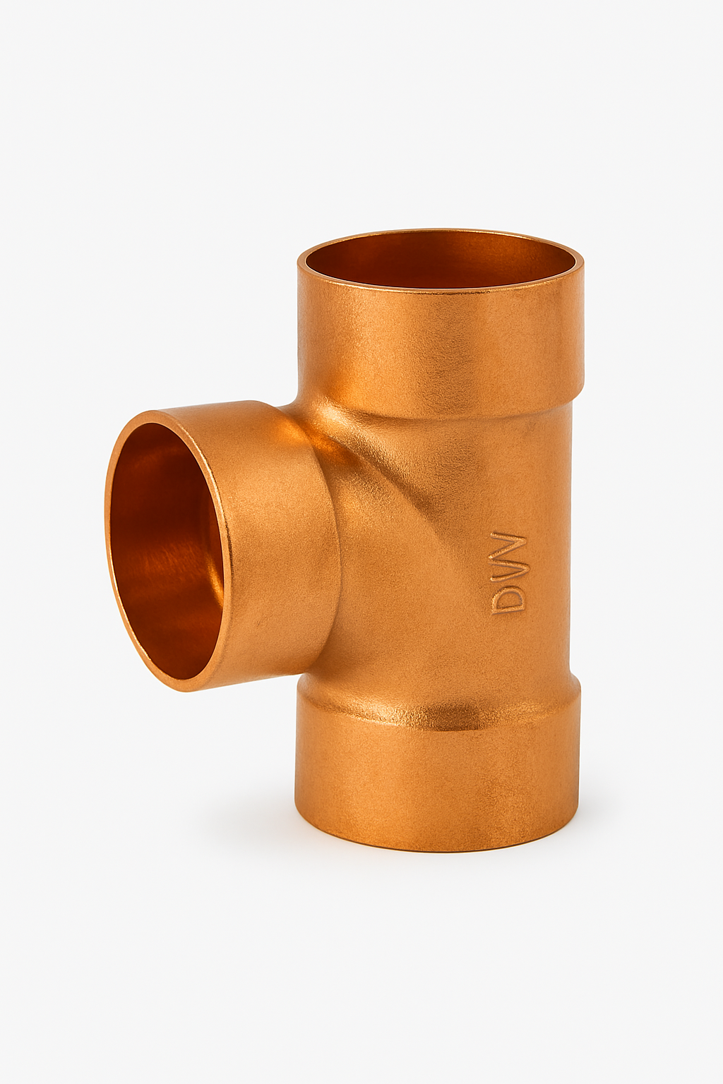 Copper DWV Sanitary Tee, 1-1/2"