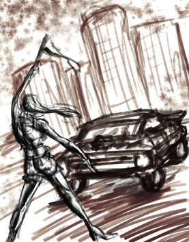 Street Race Sketch - February 2026