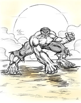 Sal Buscema Tribute Sketch - The Hulk (after Buscema) - January 2026