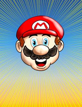 Mario Digital Painting