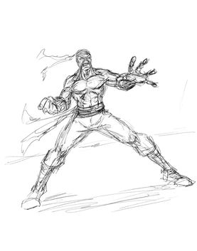 Character Concept Sketch 1 - 03Dec2024