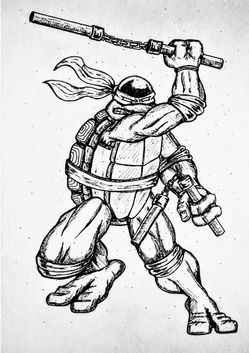 Unused Michelangelo Inks
