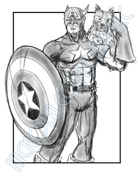 Ruff Riders Commission Concept Sketch 1