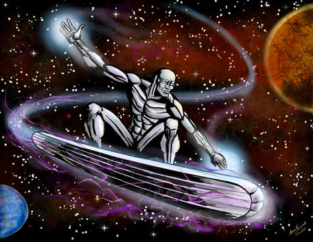 Silver Surfer in Space