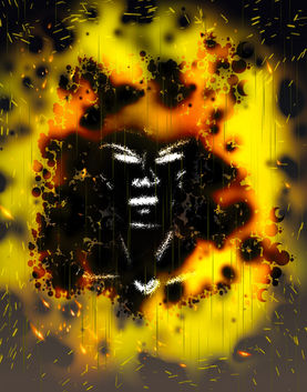 Creepy Shadow Face Sketch - March 2026