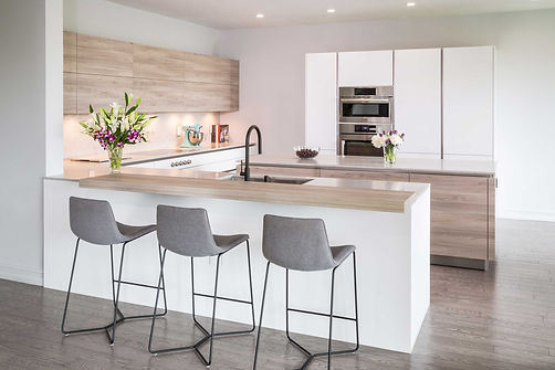 Modern White Fenix Kitchen - Schwarzmann