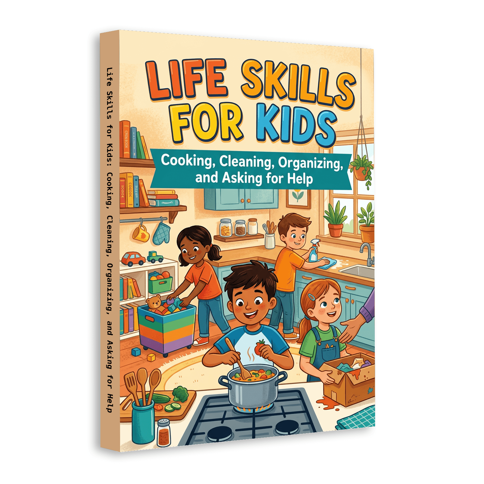 Life Skills for Kids: Practical Guide to Cooking, Cleaning,Organizing & Asking f