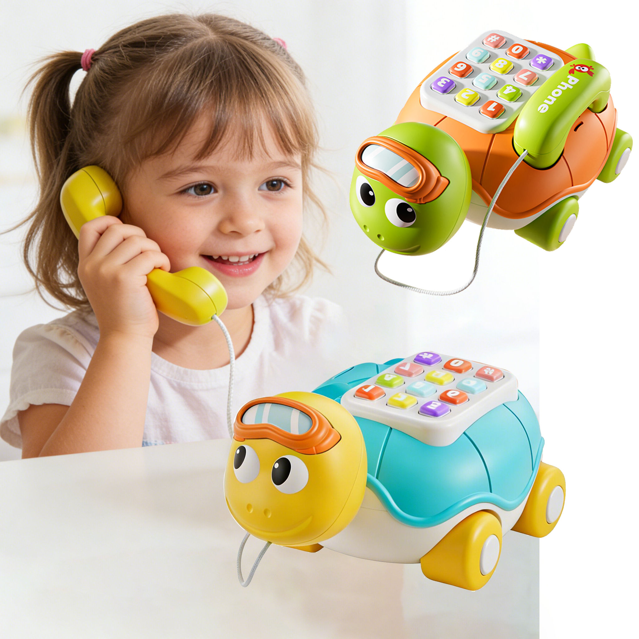 Educational Musical Turtle Crawling Toy for Babies 6M+ Multi-function Simulation