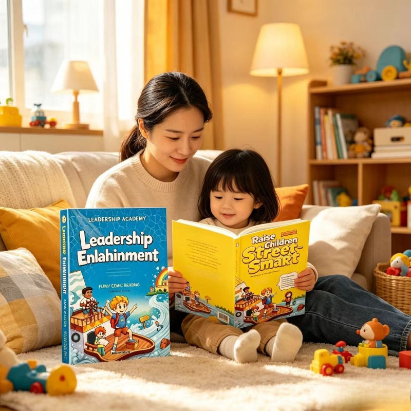 Kids Comic Enlightenment Books Children Leadership Street-Smart Growth Education
