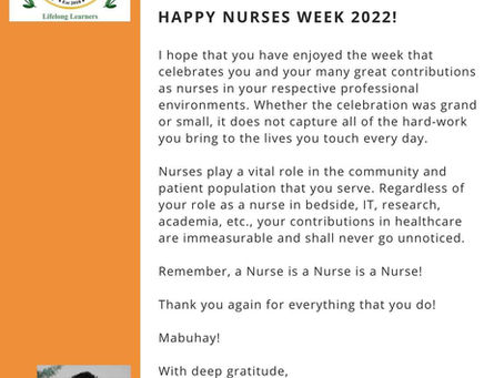 Happy Nurses Week 2022!