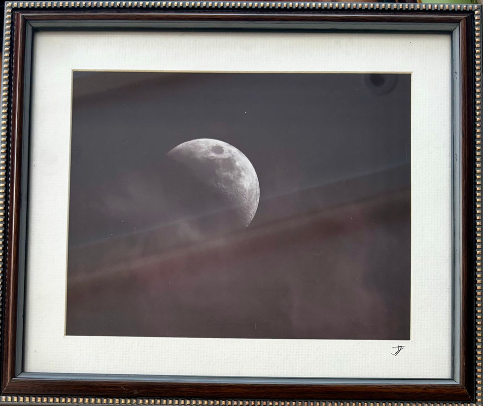 ‘Lunar Moon Through Clouds’