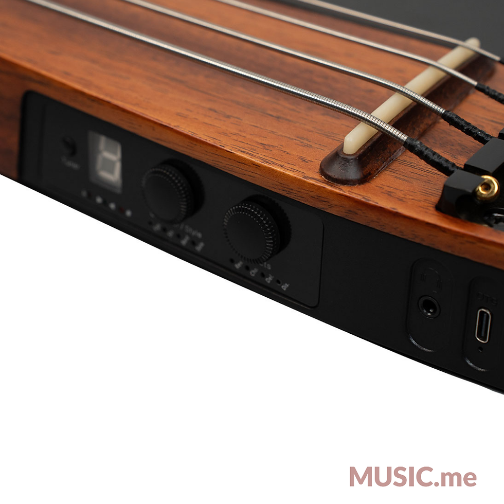 縮圖：Natasha NBSG Silent Smart Guitar Bass Fretless