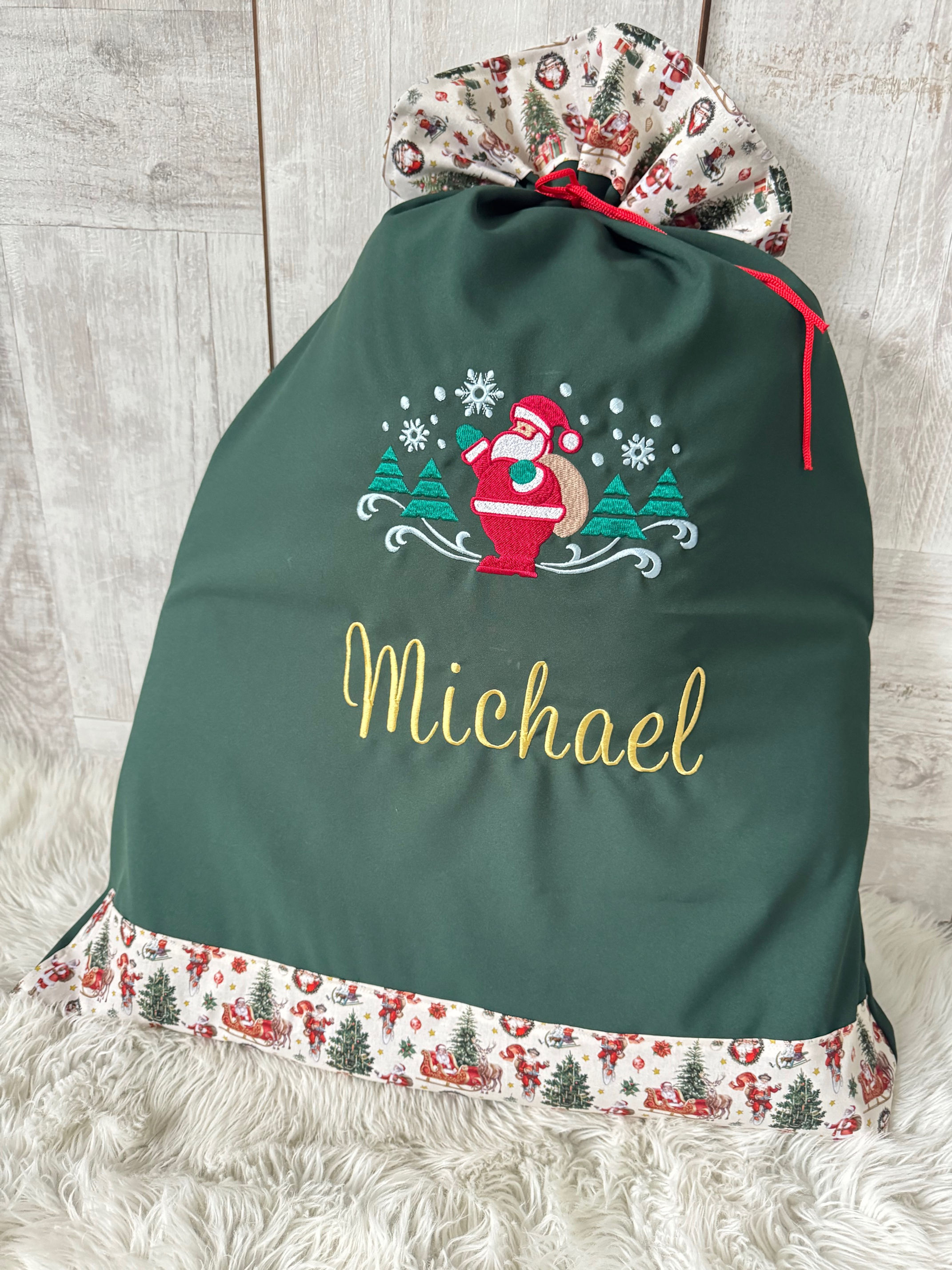 Santa sack - Santa traditional/Nordic Santa