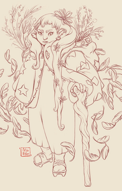 Crow Whisperer Sketch