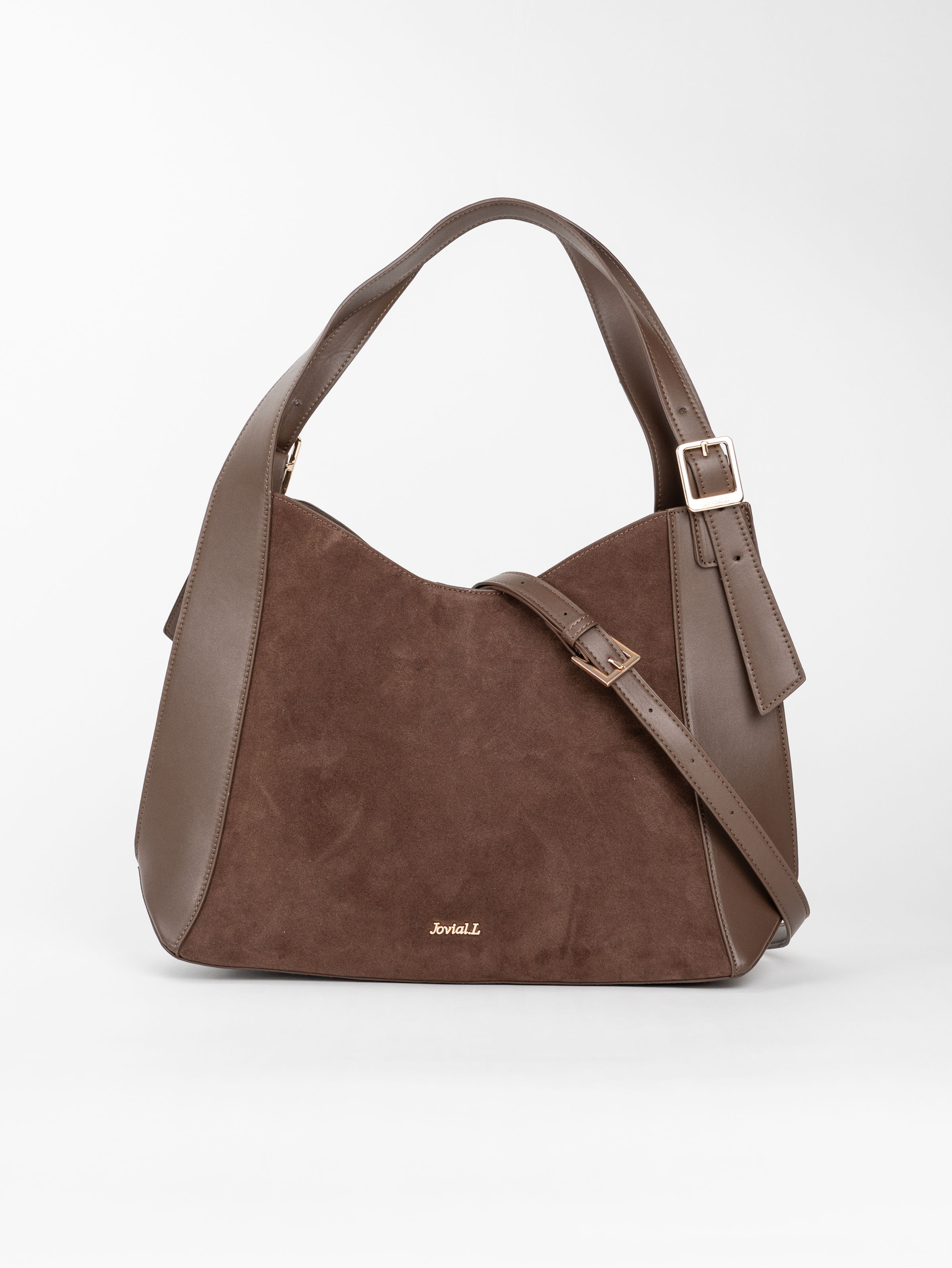SHELBY - Dark Brown Recycled Leather