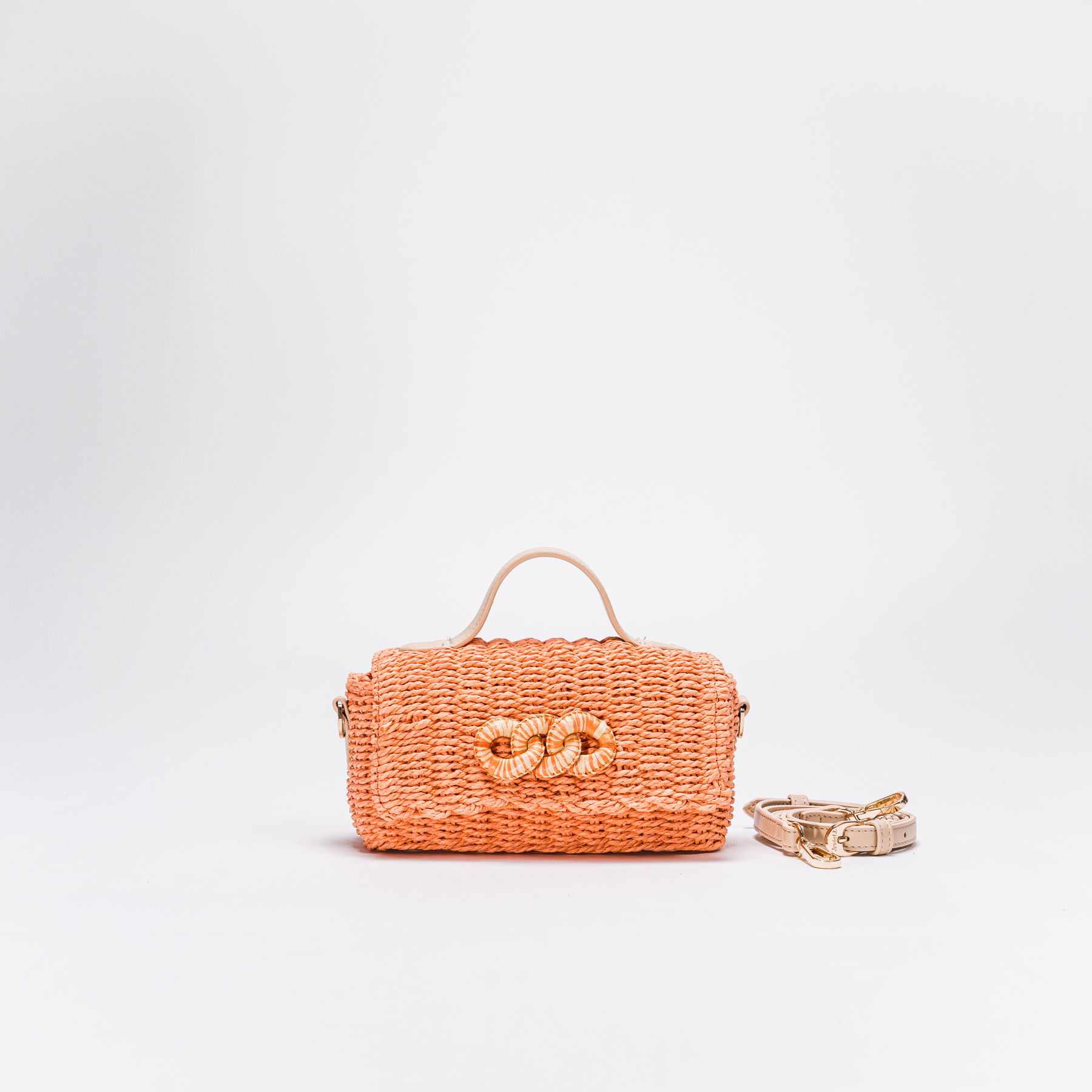 MINNIE - Orange Raffia