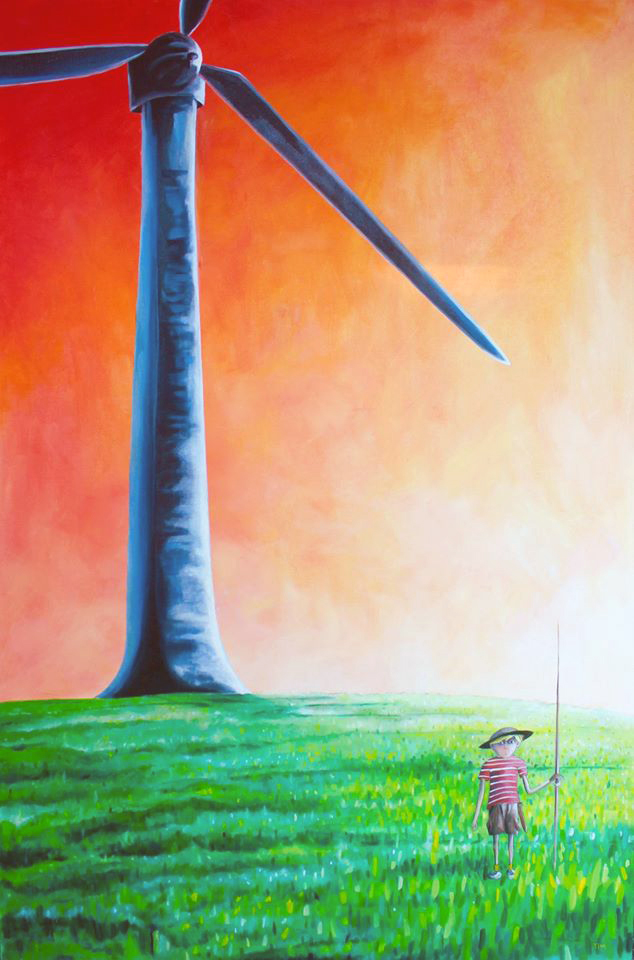 Little Don, 2016 (36 x 24 Vineyard Green, 2004 (20 x 16 inches)