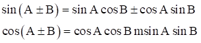 SQA Higher Maths Trigonometric Formulae Addition Formulae: